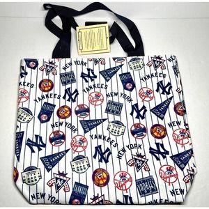 MLB New York Yankees Cooperstown Tote Logo - Handles Tags Loudmouth - NWT